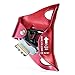 NewDoar Rock Climbing Chest Ascender Abdominal for Vertical Climbing - CE Certified Rope Clamp for 813MM Rope (Red)