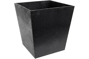 Tierra Verde 12″ x 13″ Sonata Square Planter in Slate, Made from Recycled Materials