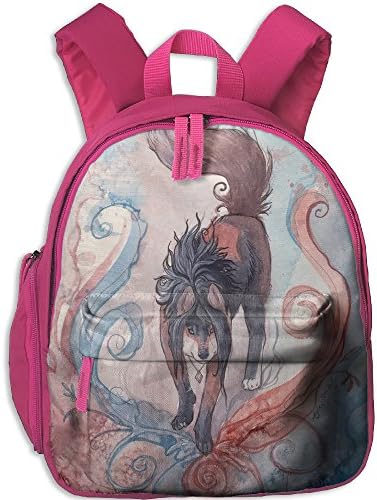 Wolf Anti-abrasion Multipurpose Lightweight Oxford Cloth Kids Child Backpack Backpack