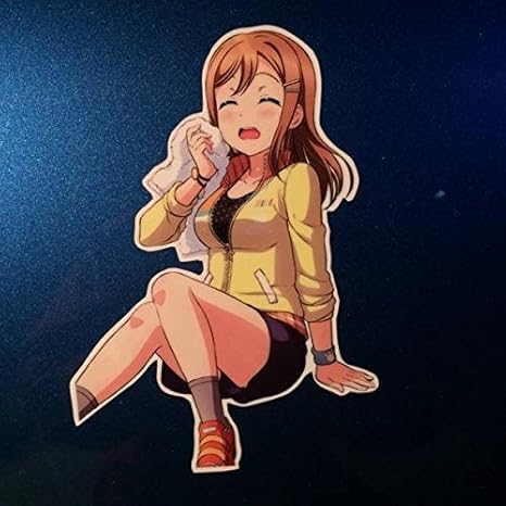 Amazon ラブライブ 国木田花丸 スクフェス 痛車 ステッカー 痛バイク アニメ 萌えグッズ 通販