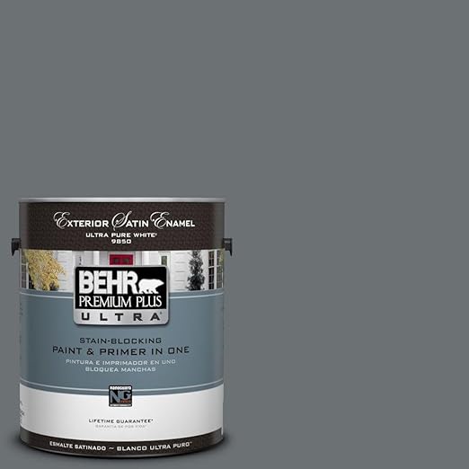 Behr Premium Plus Ultra 1Gal. UL26021 Antique Tin Satin