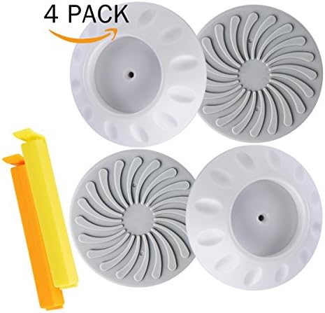 4 Pack Wall Guard Pads ,Balleenshiny Baby Safety Wall Cups for Baby Gate Pressure Mount , Wall Surface , Door ,Wooden Stairs