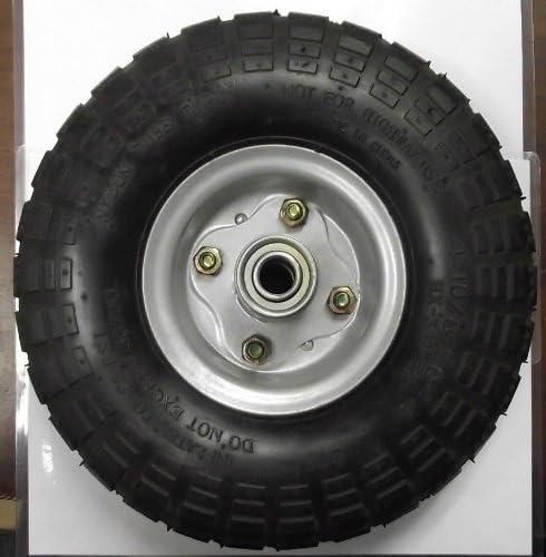 10" x 3" Pneumatic Wheel 5/8" Axle Use for Hand Truck Wheelbarrow ETC. 1008