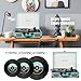 Bluetooth Record Player ,JOPOSTAR Suitcase Portable 3-Speed Belt-Driven Turntable Player Built-in Speakers , Headphone Jack , Aux Input (JP120ABU-2)thumb 2