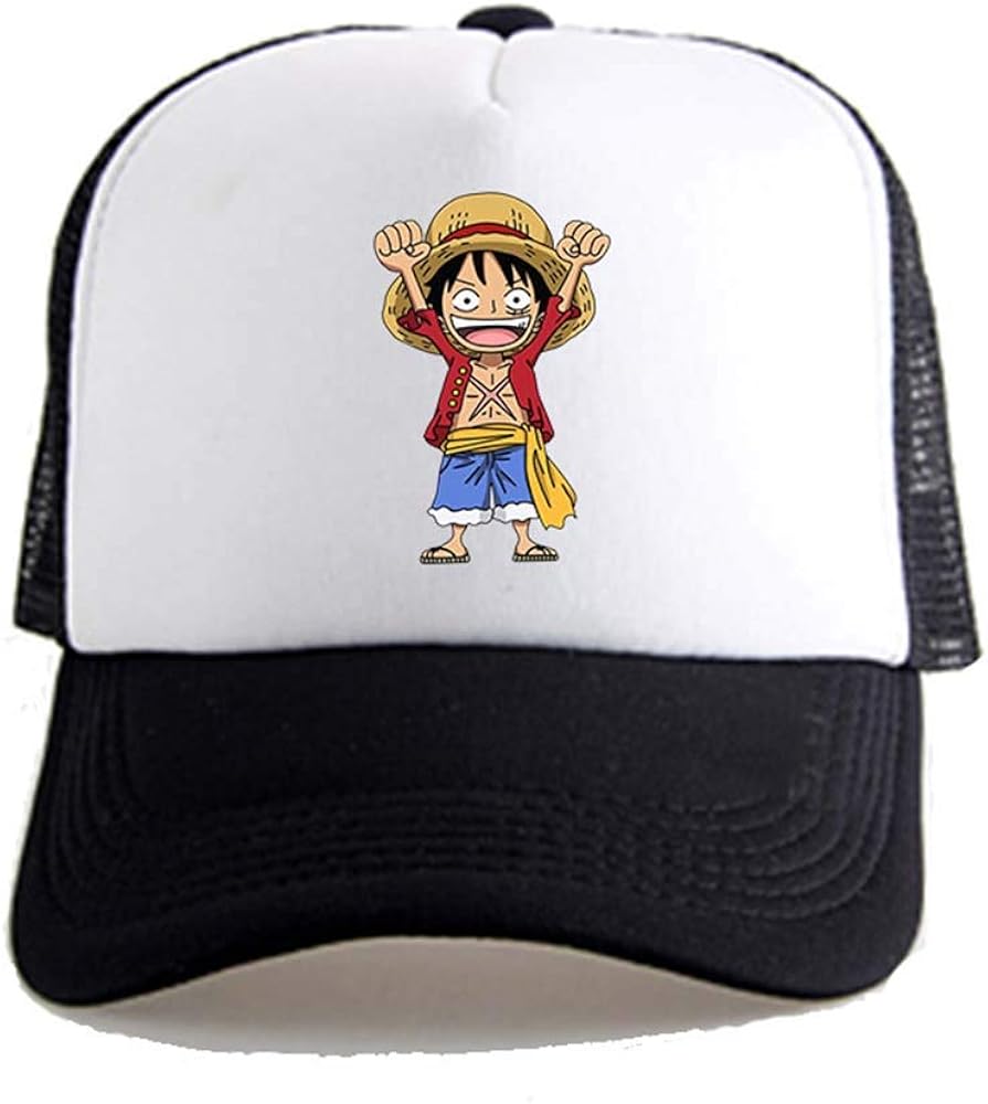Baseballkappen Anime One Piece Cosplay Verstellbar HipHop Snapback Hut Hüte Schwarz Amazon.de