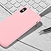 iPhone X Case, Liquid Silicone Gel Rubber Matte Shockproof Anti Scratch Minimalist Thin Ultra Slim Case Fit Soft Microfiber Lining Shock Absorbent 3D Full Protective Cover for iPhone X 10 (Pink)