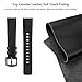 SWEES Leather Bands Compatible with Fitbit Versa 2 & Versa Lite Small & Large, Genuine Leather Band with Stainless Steel Buckle Strap Replacement Wristband for Versa Women Men, Rose Gold, Black, Brown
