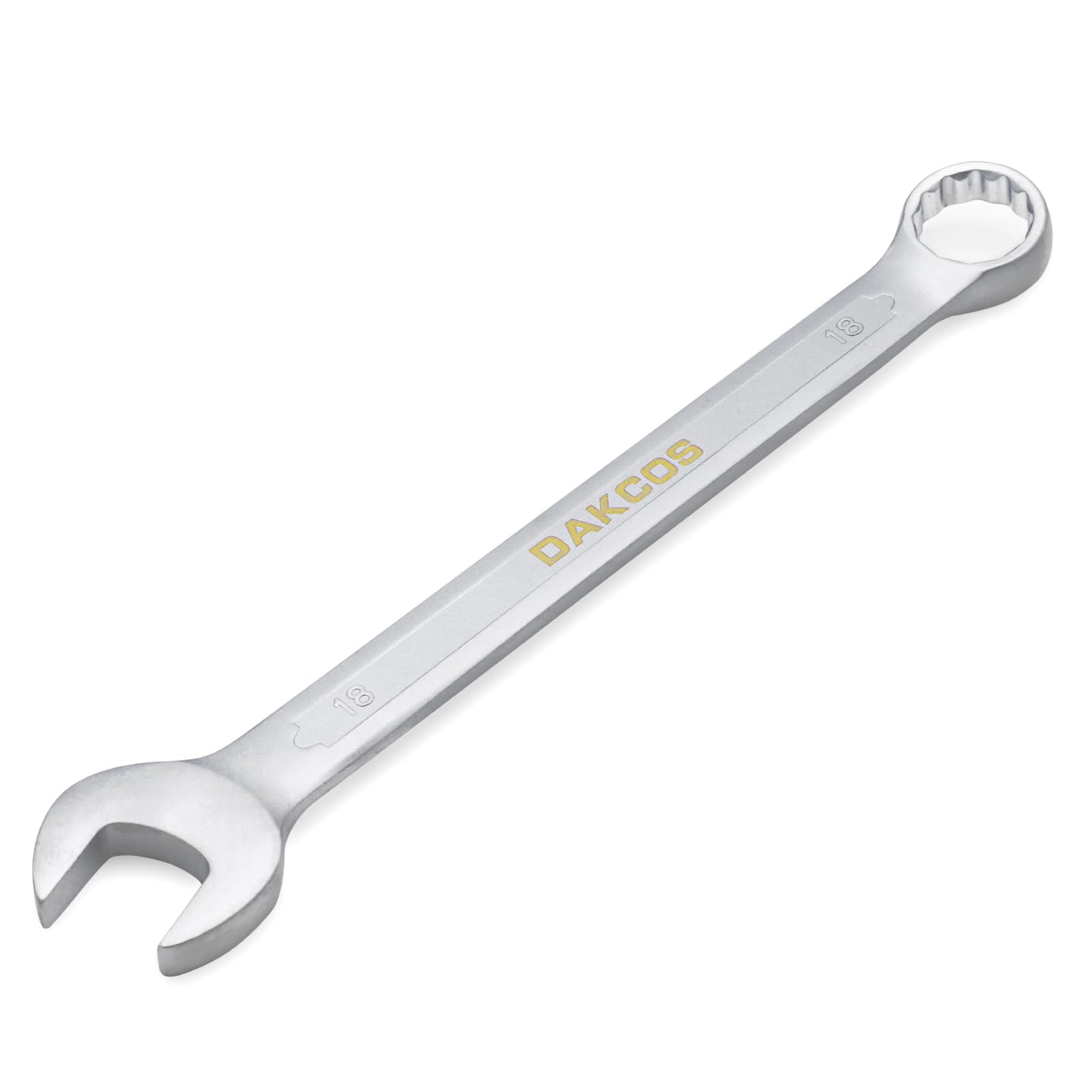 DAKCOS 18mm Spanner Metric Combination Wrench Chrome Vanadium Steel