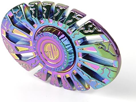 Rainbow Zinc Alloy Thor Hand Spinner Fidget Spinner EDC killings Time Relieve Stress ADHD Anti-anxiety Autism Helps Focus Quit Smoking Spinning Tops Desk Finger Gyros Toys Adult/Kids