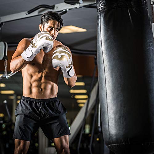 Guantes-de-Boxeo-SKL-Guantes-de-Perforacin-Guantes-de-Entrenamiento-10oz-Sparring-Guantes-de-Boxeo-para-Adultos-Hombres-Mujeres-PU-Cuero-Negro-Blanco