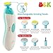 Qunlions life Baby Nail Trimmer File with Light Safe Electric Nail Clippers Kit for Newborn Baby boy Girl Infant Toddler Kids Toes and Fingernails Care Polish and Trim, Blue-1, 1 Count (2020)