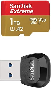 Amazon Com Sandisk 1tb Extreme Microsd Uhs I Card With Adapter