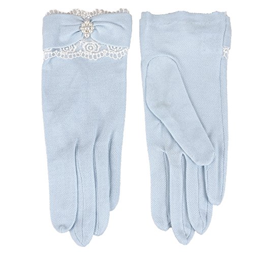 Kenmont Summer Women Lady Outdoor Uv Protection Driving Gloves (Light Blue)