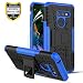 Youcover LG G8 ThinQ Case,LG G8 Case w/HD Screen Protector,[Built-in Kickstand] Heavy Duty Protection Dual Layer Shockproof Non-Slip Reinforced Corners Anti-Scratch Hybrid Rugged Phone Case-Blue primary