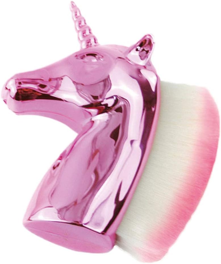 Unicorn Foundation Brush Professional Makeup Brushes For Liquid Mineral Blush Buffing Nail Dust Blending Brushes