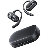 JXNGZLQ Open Ear Bluetooth Earbuds with 60H Playtime, Bluetooth 5.4 Wireless Headphones, IPX5 Waterproof Sound Earphones, Comfortable Earhooks for Running, Gym, Travel-Hands-Free Calls (Black)