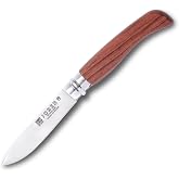 Joker Pocket Knife NB23 with Bubinga Wooden Handle and 420 Stainless Steel Blade 3.14 inches, Revolving Ferrule, Outdoor Knife for Fishing, Hunting, Camping and Hiking