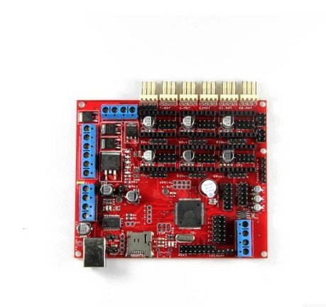 3D printer motherboard RepRap Megatronics V2.0 driver control board Steppermotors