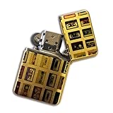 Gold Flip Top Refillable Windproof Lighter