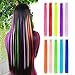 10pcs Colored Clip in Hair Extensions 22
