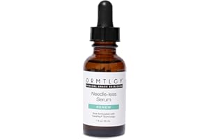 DRMTLGY Needle-less Serum - Anti-Aging Serum for Fine Lines & Wrinkles - Niacinamide Serum with Potent Blend of Hyaluronic Acid, Peptides & Ceramides, 1 fl oz