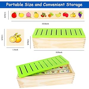AugToy Wooden Montessori Toys for 1 2 3 Year Old Toddlers Fine Motor Skills Toys Color Shape Matching Sorting Puzzles Box Educational Learning Toy for Kids 1-3 Boys Girls Christmas Birthday Gifts - Image 7