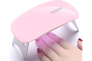 ZBJBinCH LED Nail Lamps for Gel Mini UV Light for Nails Portable LED Nail Lamp 6W Nail Dryer Gel Lamp for Women and Girls Manicure