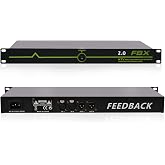 Karaoke Feedback Suppressor, 2-In 2-Out XLR Audio Processor, Green Accent | One-Touch Feedback Suppression, 24-Bit/96 kHz DSP And 5 Adjustable Levels For Singing And Small Venues