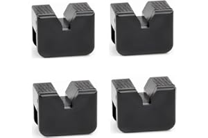 KickFun Universal Jack Stand Rubber Pads, Fits 2-3 Ton Jack Stands, Pinch Weld Jack Adapter Protector (4 Pack)