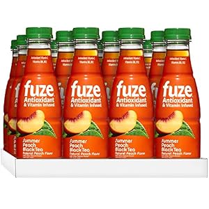 Image of FUZE Black Tea, Summer Peach, 16.9 Ounce (Pack of 12)