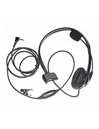Caroo Walkie Talkie - Auriculares con cancelación de ruido para Motorola COBRA Talkabout Walkie Talkie (2 vías, radio T6200C, T5800, T7200 y T5720)