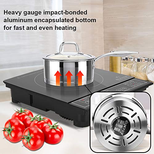 2 Duxtop+Professional+Stainless+Impact+bonded+Technology