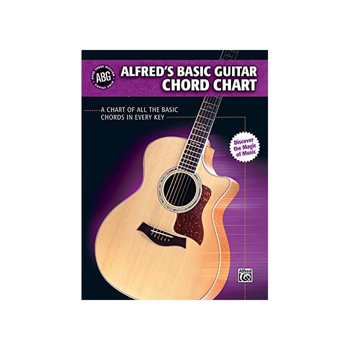 Buy Alfred's Basic Guitar Chord Chart A Chart of All the Basic Chords