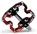 Bike Pedal CNC Aluminum Body Cr-Mo Machined 9/16