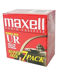 Maxell ur-90 en blanco cinta de casete de audio   7 pack (108575) Manzana