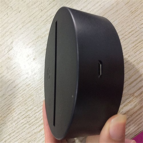 GZCRDZ 3D Lamp Football, basketball , baseball ,rugby best gift for children Night light Furniture Decorative colorful 7 color change household Home Accessories (Baseball glove)