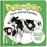 Melissa & Doug Childrenâ€™s Book â€“ Poke-a-Dot: Farm Animals Families