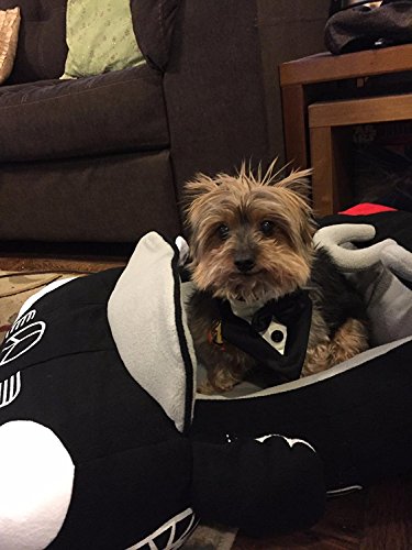 INCX Design-new Deluxe Cute Cozy Black Car Pet Beds Cover for Small-medium Dog 27.6"x19.7"x7.9" - Thumbnail 7