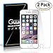iPhone 6s Plus Screen Protector, ZiBay iPhone 6 Plus/iPhone 6s Plus Ultra Clear Glass Screen Protector [Tempered Glass] 0.3mm Thickness (2-Pack)