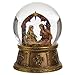 RAZ Imports Holy Family Nativity Musical 6.5 Inch Christmas Snow Globe, Plays Silent Night