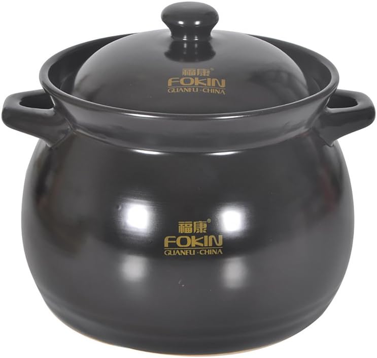 TFguo casserole pot High Temperature Casserole Health Soup Pot Ceramic Clay Casserole Soup Pot Stew Pot Hot Fossil Pot casserole pan (Size : 5L)