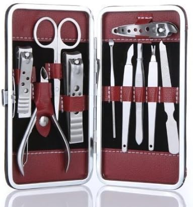 Ushoppingcart High quality Full-function nail clipper Nail Care Personal Manicure &amp; Pedicure Set, Travel &amp; Grooming Kit (10pcs)