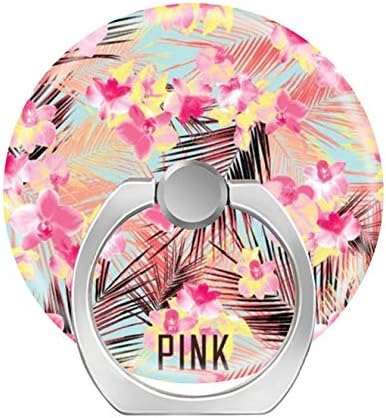 Smart Phone Stand Ring Holder Universal 360 Degree Rotating Finger Grip Kickstand for All Cell Phones Tablets-Floral Pink Victoria Secret Cool Summer Fun Flowers Nature Heat