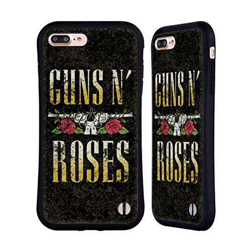Official Guns N' Roses Text Logo Pistol Key Art Hybrid Case for Apple iPhone 7 Plus