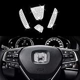 Bling Steering Wheel Logo Caps Compatible with