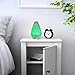 Essential Oil Diffuser 120ml Diamond Glass Aromatherapy Ultrasonic Cold Mist Humidifier 7 Color LED Lamp and Anhydrous Automatic Closing Office Home Bedroom Baby House Yoga Research (white) ¡­