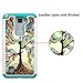 LG Stylo 2 Case, UrSpeedtekLive [Shock Absorption] Dual Layer Hybrid Defender Protective Case Cover for LG Stylo 2 - Love Tree