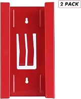 CASOMAN Magnetic Glove Dispenser 2 Pack Black Red 8 LBS Wall Mount Box Holder view 2