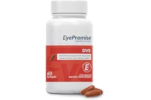 EyePromise DVS Eye Vitamin - 60 Softgels, 30-Day Supply - Eye Supplement with Zeaxanthin and Lutein for Retinal Support & Improved Visual Function