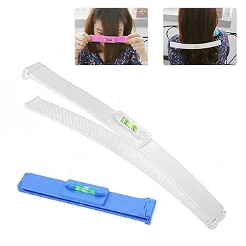 Bonbela 2 Pcs Women And Girl Hair Ruler Trimmer Hair Trimmer